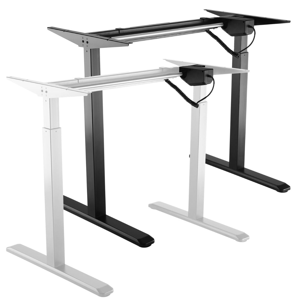 Order Office Furniture Single Motor Electric Desk Frame Only - Black or White Option - OOF01